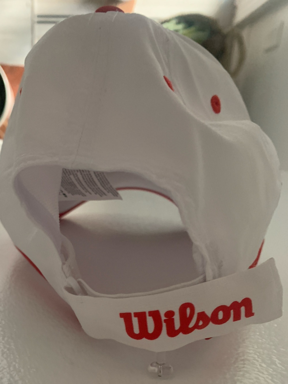 Wilson White and Red Logo Cap - Picture 3 of 4